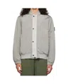 Stone Island Long-sleeved Pilot Jacket In Gray