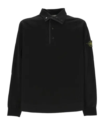 STONE ISLAND STONE ISLAND LONG-SLEEVED POLO SHIRT