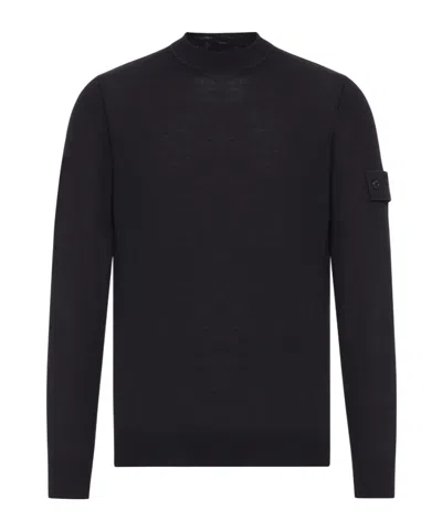 STONE ISLAND HIGH-NECK SWEATER