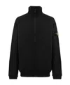 Stone Island Long-sleeved Sweater In Black