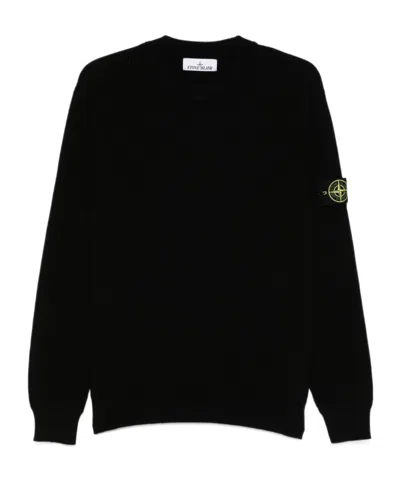 STONE ISLAND STONE ISLAND COMPASS-BADGE CREWNECK SWEATSHIRT