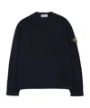 Stone Island Long-sleeved Sweater In Blue