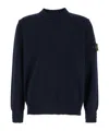 Stone Island Cotton Sweater In Blue