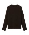 Stone Island Long-sleeved Sweater In Brown