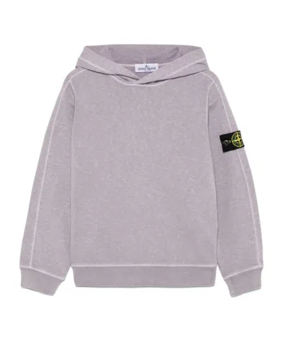 Stone Island Long-sleeved Sweater In Gray