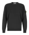 Stone Island Ghost Light Wool Knit Sweater In Gray