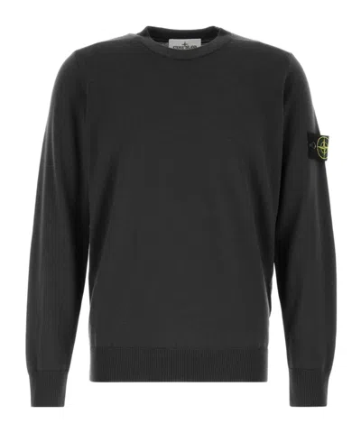 STONE ISLAND STONE ISLAND COMPASS PATCH CREWNECK JUMPER