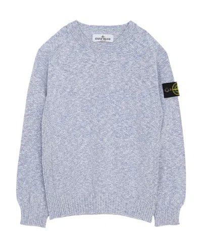 Stone Island Long-sleeved Sweater In Gray