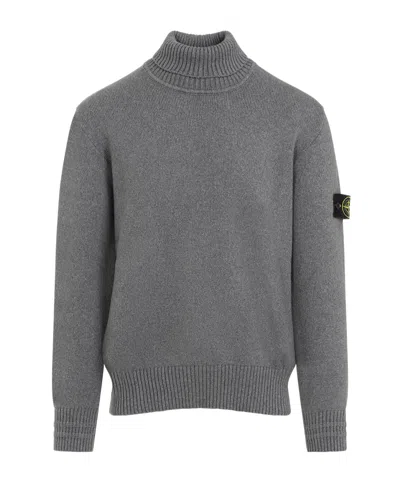 STONE ISLAND STONE ISLAND LOGO PATCH LONG SLEEVED SWEATER