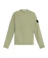 Stone Island Compass Badge Sweatshirt In Green