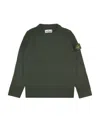 Stone Island Long-sleeved Sweater In Green