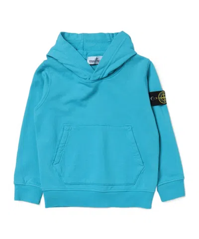 Stone Island Long-sleeved Sweater In Green