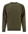 Stone Island Compass-badge Sweatshirt In Green