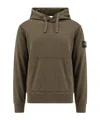 Stone Island Compass 6100045 Hoodie In Green