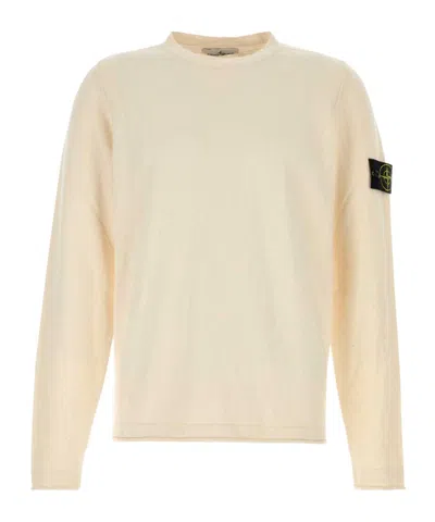 STONE ISLAND STONE ISLAND LOGO-PATCH CREWNECK JUMPER