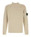 Stone Island Stretch Crew Neck Sweater In Neutral