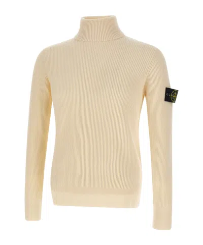 Stone Island Long-sleeved Sweater In Neutral