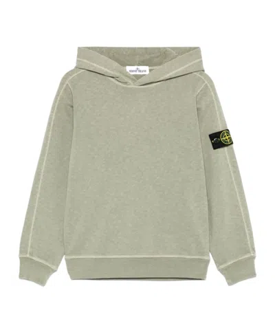 Stone Island Long-sleeved Sweater In Nude