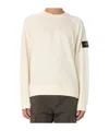 Stone Island 508a3 Maglia In Lana In Nude