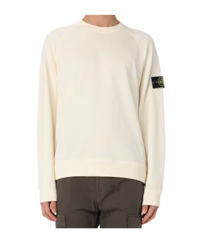STONE ISLAND STONE ISLAND COMPASS PATCH CREWNECK SWEATSHIRT