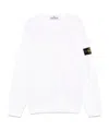 Stone Island Long-sleeved Sweater In White