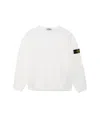 Stone Island Long-sleeved Sweater In White