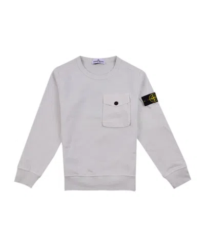 Stone Island Long-sleeved Sweater/sweater In Gray