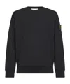 Stone Island Long-sleeved Sweatshirt In Black