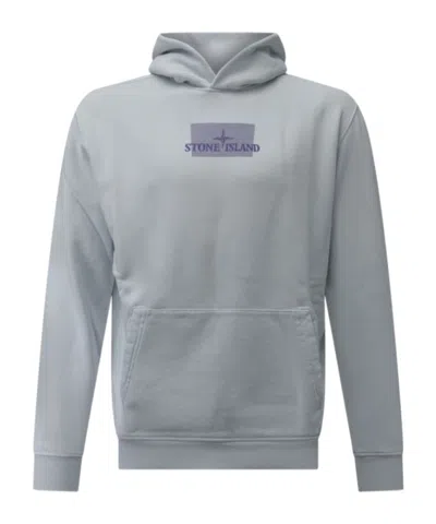 Stone Island Long-sleeved Sweatshirt In Blue