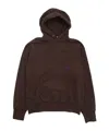 Stone Island Embroidered Logo Hooded Sweatshirt In Brown
