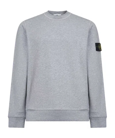 Stone Island Long-sleeved Sweatshirt In Gray