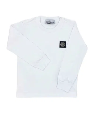 Stone Island Long-sleeved Top In White