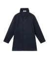 Stone Island Long-sleeved Windbreaker In Blue