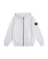 Stone Island Long-sleeved Zipper Jacket In Gray