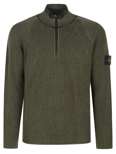 STONE ISLAND STONE ISLAND LONG SLEEVES POLO WITH LOGO