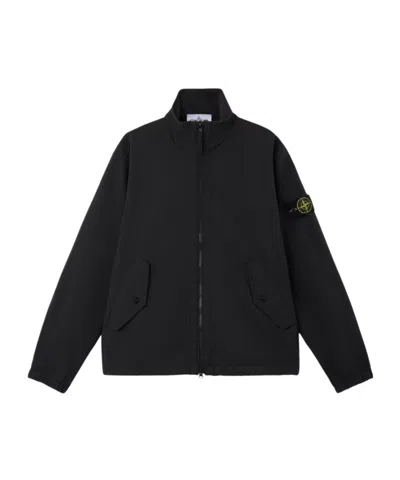 Stone Island Long-sleeve Jacket In Black