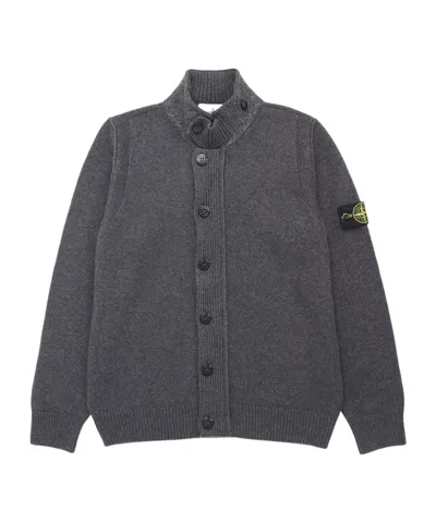 Stone Island Long-sleeve Knit Cardigan In Animal Print