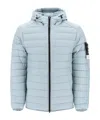 Stone Island Lightweight Jacket In R-nylon Down-tc In Blue