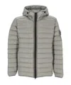 Stone Island Gray 40324 Loom Woven Chambers Down Jacket In Gray