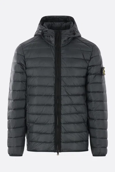 Stone Island Loom Woven Chambers R-nylon Down Jacket In Green