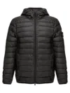 Stone Island Loom Woven Chambers R-nylon Down-tc Down Jacket In Black