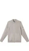 Stone Island Loose Fit Cardigan With Two-way Zip