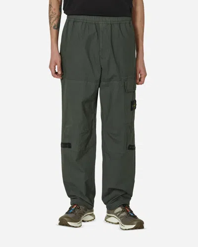 Stone Island Loose Fit Cargo Pants Musk In Green