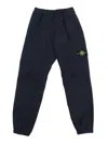 Stone Island Loose Fit Trousers In Blue
