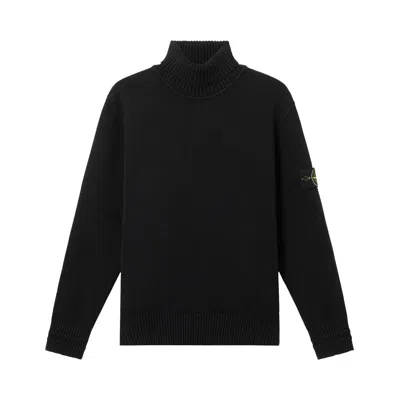 Pre-owned Stone Island Loose Fit Turtle Neck 'black' | Men's Size Xl