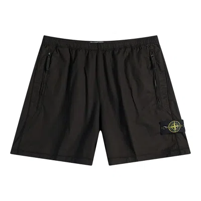 Pre-owned Stone Island Loose Fit Wide Leg Shorts 'black' | Men's Size 36