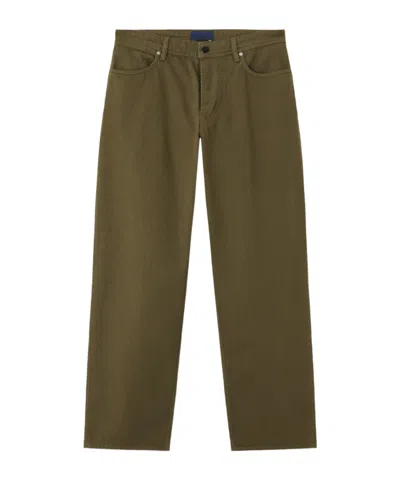 Stone Island Loose-fit Five-pocket Jeans In Green