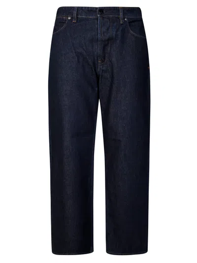 Stone Island Loose-fit Indigo Denim Jeans With Classic Five-pocket Design In Black