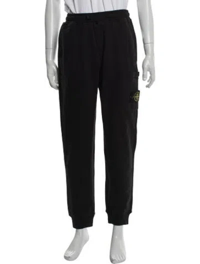Pre-owned Stone Island Lounge Bottoms In Black