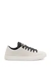 Stone Island Logo-patch Leather Low-top Sneakers
